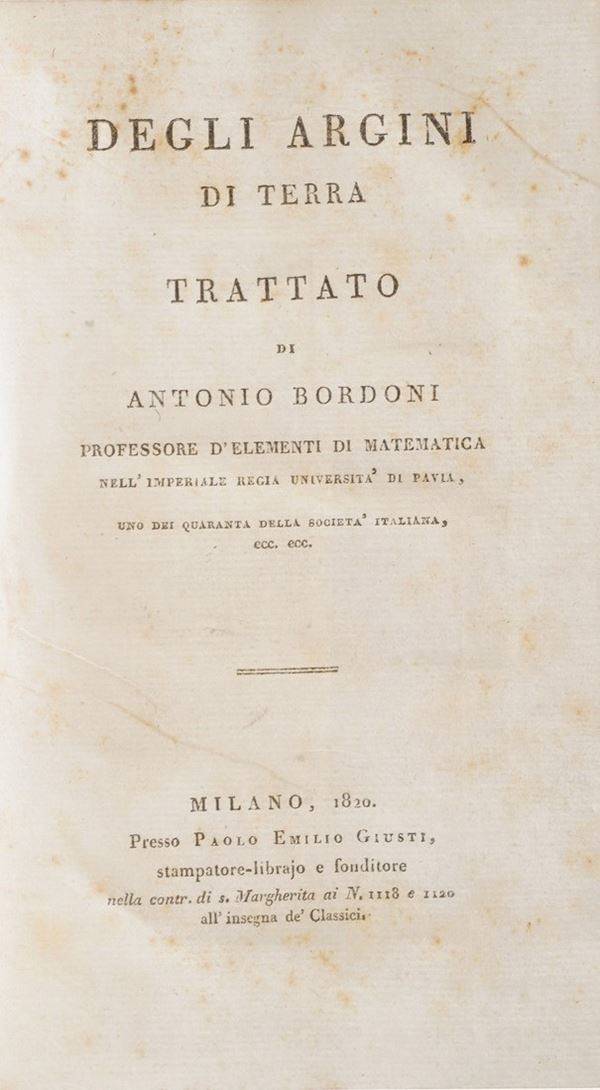 Constans De Castellet (traduttore) Istruzioni circa il modo di coltivare i gelsi...Torino, Soffietti, 1778