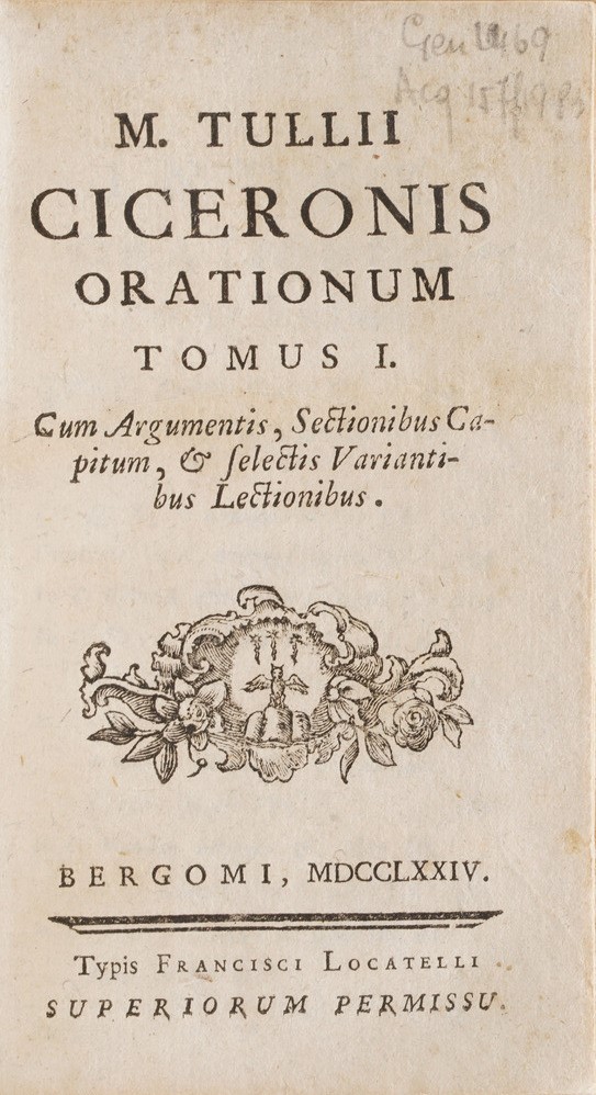 Lorenzo De Medici Poesie del Magnifico, Bergamo, Lancellotti, 1763