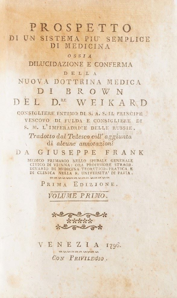 Piens Francesco Tractatus De Febribus in genere et specie...Genevae, Apud Samuelem de Tournes, 1689