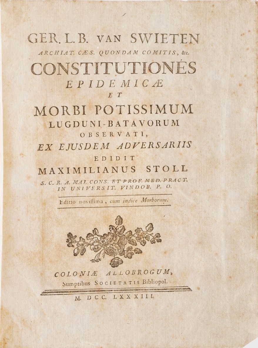 Piens Francesco Tractatus De Febribus in Genere Et Specie...genevae, Apud Samuelem De Tournes, 16...