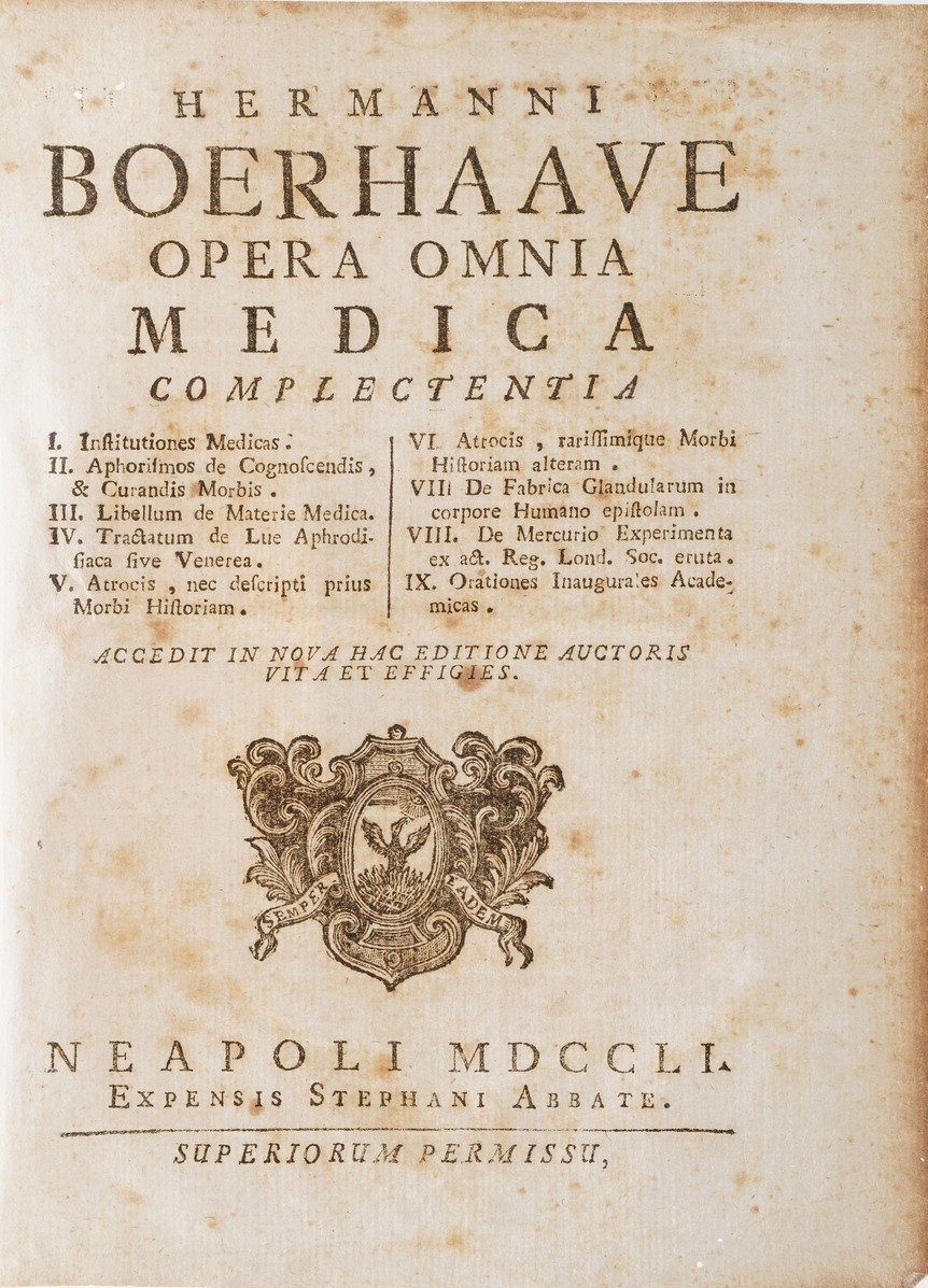 Piens Francesco Tractatus De Febribus in Genere Et Specie...genevae, Apud Samuelem De Tournes, 16...