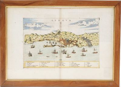 Genova - Vedute Genova, Vedute Viste dal Mare. Secolo XVI-XVII