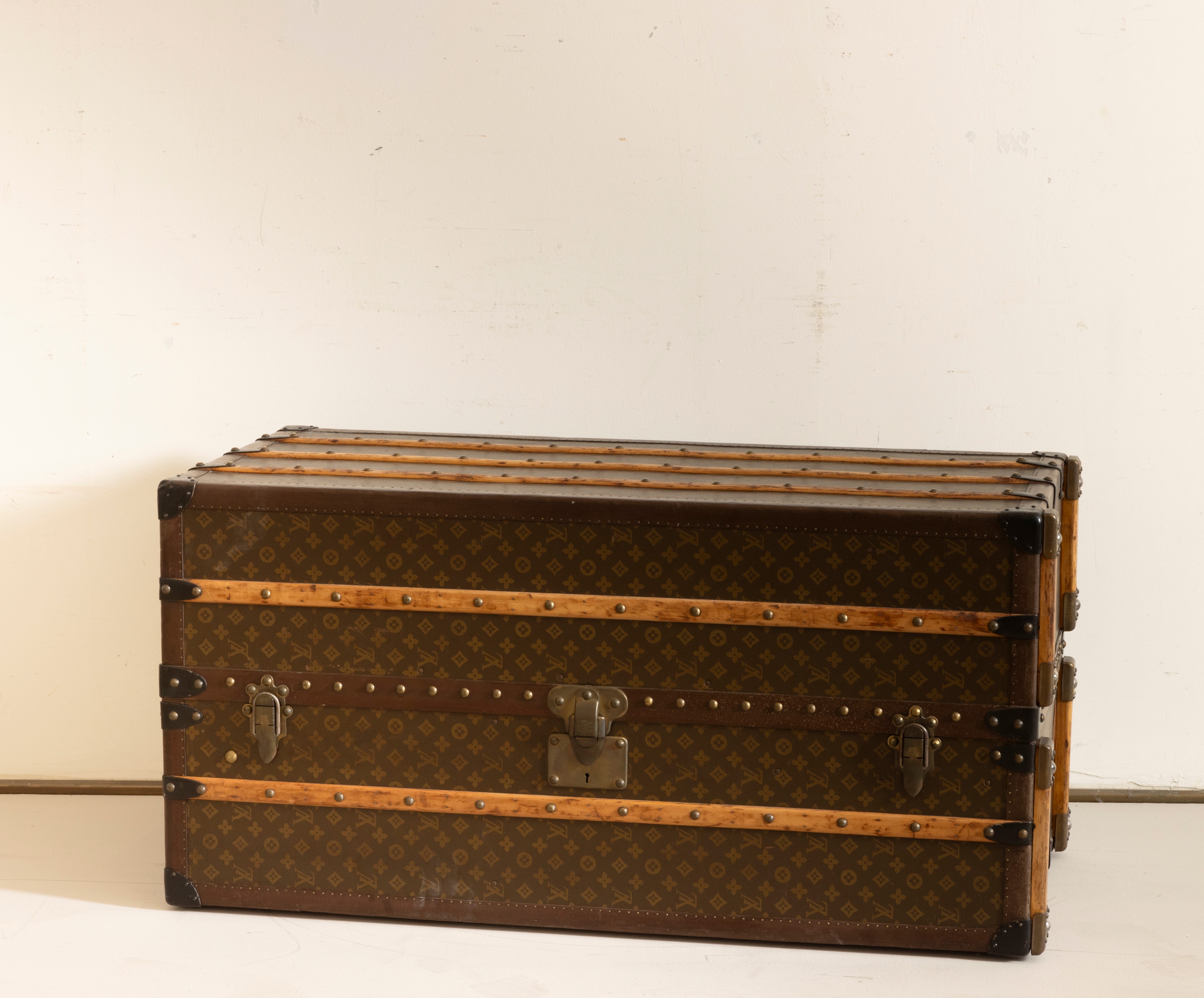 Louis Vuitton Canvas Monogram, Modello Verticale 'delux', Completo in Ogni Parte, Valigetta, Gruc...
