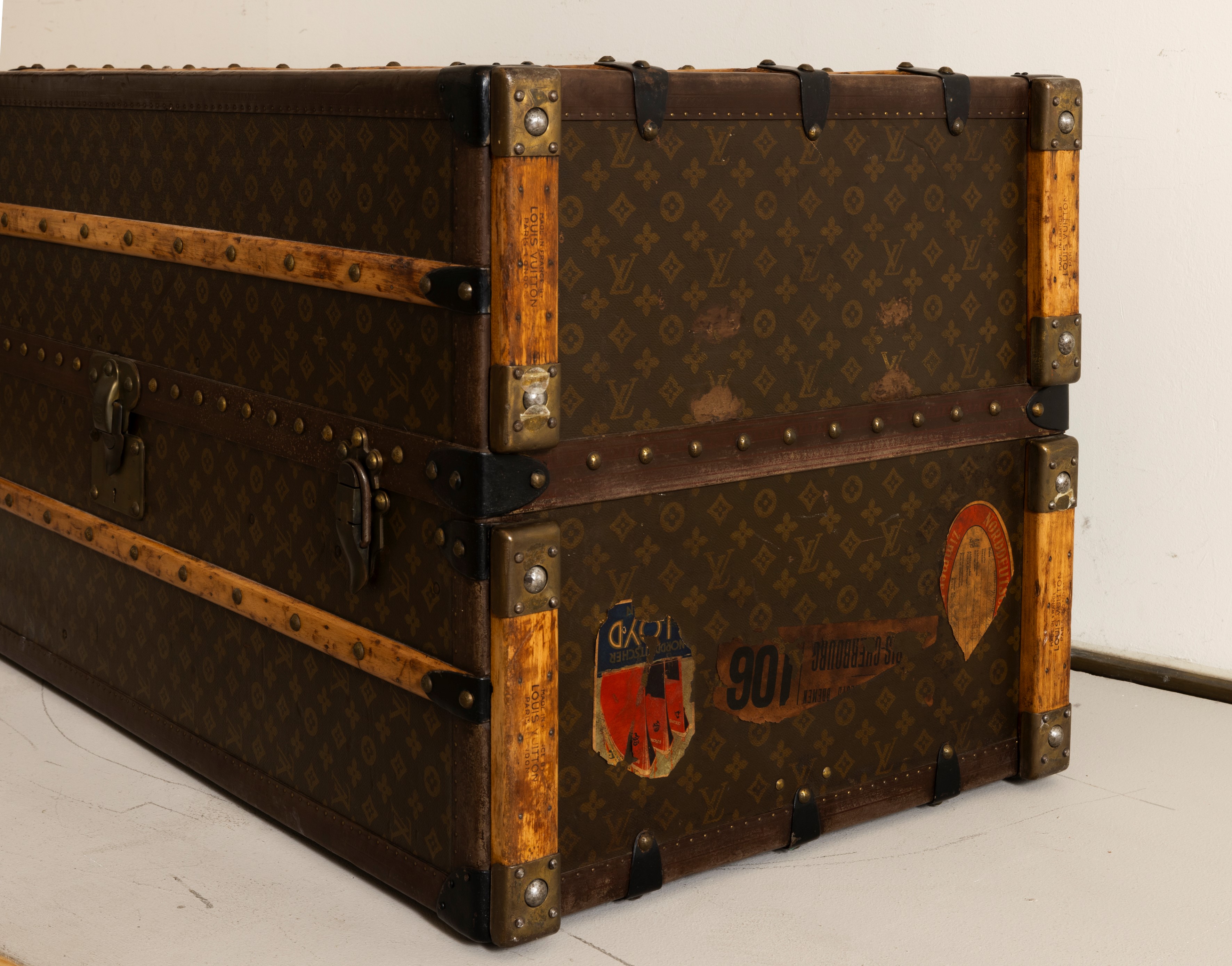 Louis Vuitton Canvas Monogram, Modello Verticale 'delux', Completo in Ogni Parte, Valigetta, Gruc...