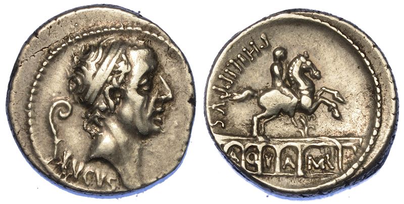 MARCIA. L. Marcius Philippus, 57 a.C. Denario  - Asta Numismatica - Cambi Casa d'Aste