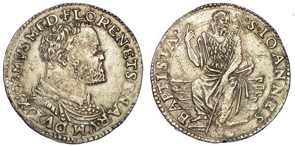 FIRENZE. COSIMO I DE' MEDICI, 1537-1574. Testone.