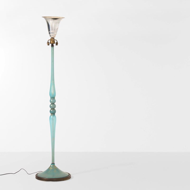 Seguso : Lampada da terra  - Auction Design - Cambi Casa d'Aste