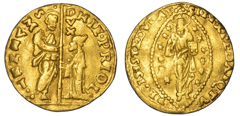 VENEZIA. GEROLAMO PRIULI, 1559-1567. Zecchino.  - Auction Numismatics - Cambi Casa d'Aste