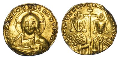 Impero Romano D’oriente. Costantino VII e Romano I, 920-921. Solido. Costantinopoli.