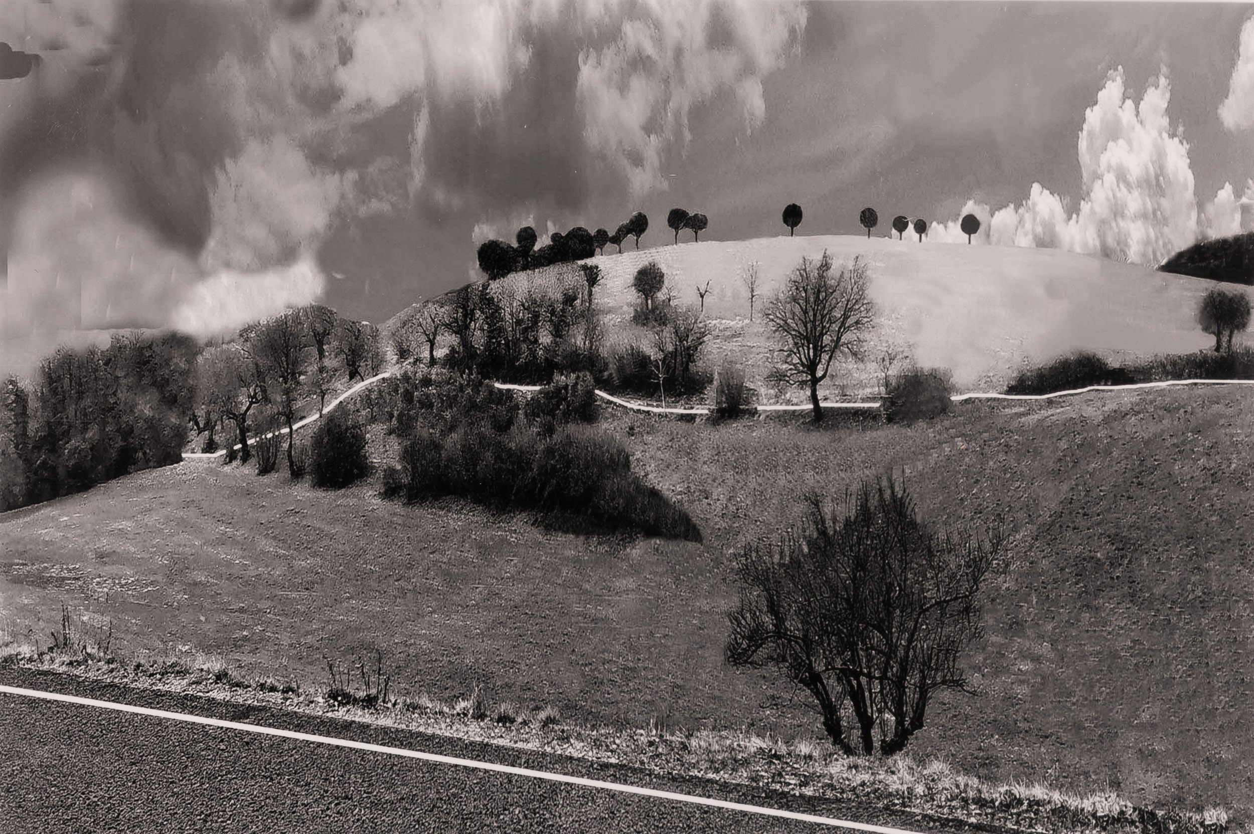 Abbas Gharib - Lotto di Quattro Fotografie Roads (composition)