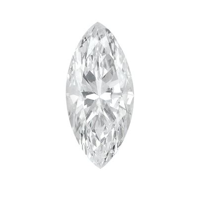 Diamante, taglio navetta a brillante modificato (tipo IIa), ct 3,66, colore D, natura naturale, V...