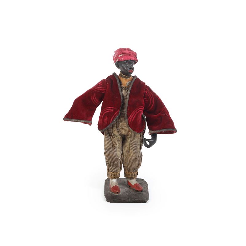 Moro da presepe. Genova XIX secolo  - Asta Antiquariato - Cambi Casa d'Aste