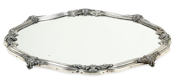 Presentoire a specchio. Argenteria italiana del XX secolo, argentiere Cesa, Alessandria