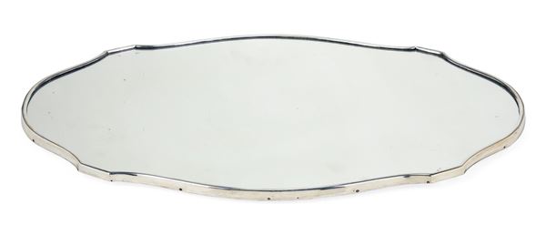 Presentoire a specchio. Argenteria italiana del XX secolo, argentiere Cesa, Alessandria