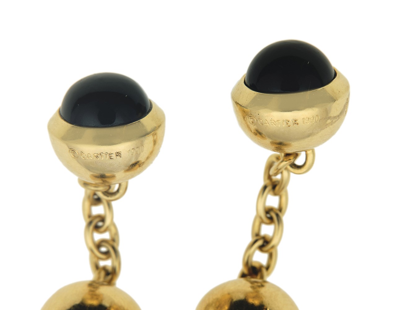 Cartier. Bottoni da Polso con Onice