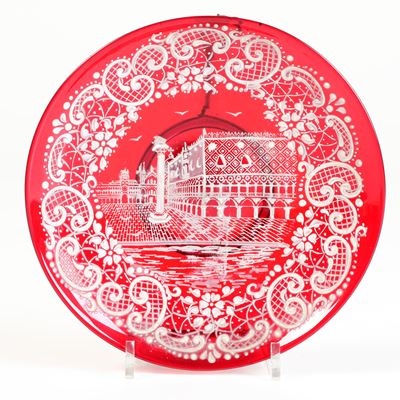 Piatto. Murano, XX Secolo.