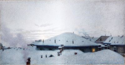Tetti Sotto la Neve, 1912