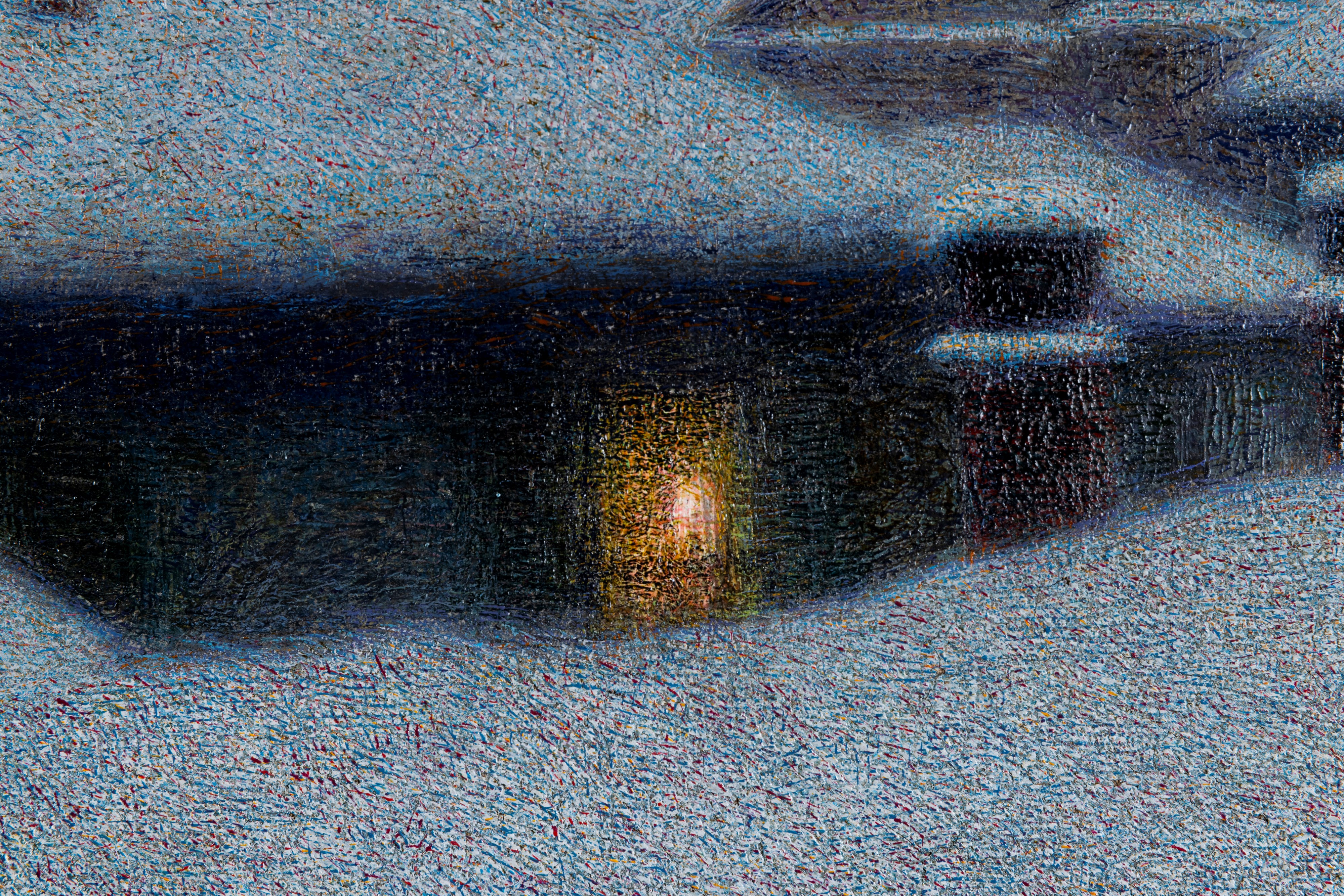 Angelo Morbelli - Tetti Sotto la Neve, 1912