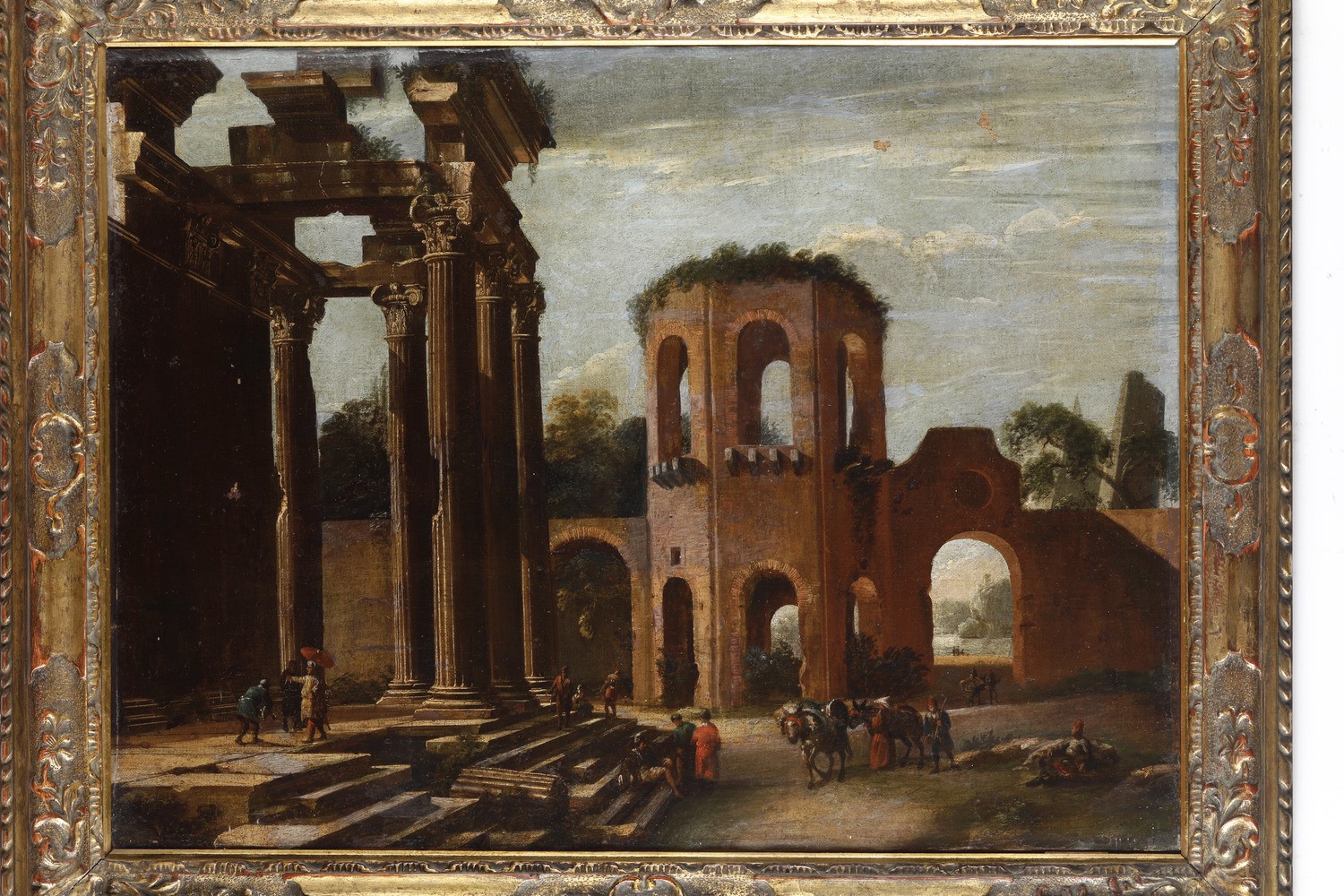 Michelangelo Cerquozzi - Capriccio con Rovine Classiche e Figure