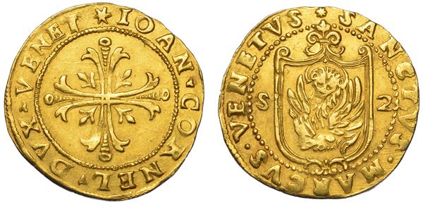 VENEZIA. GIOVANNI I CORNER, 1625-1629. Doppia o 2 Scudi d’oro.