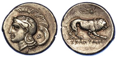 Lucania - Velia. Nomos, Anno 280 a.C.