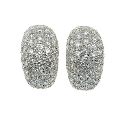 Orecchini con Pavè di Diamanti