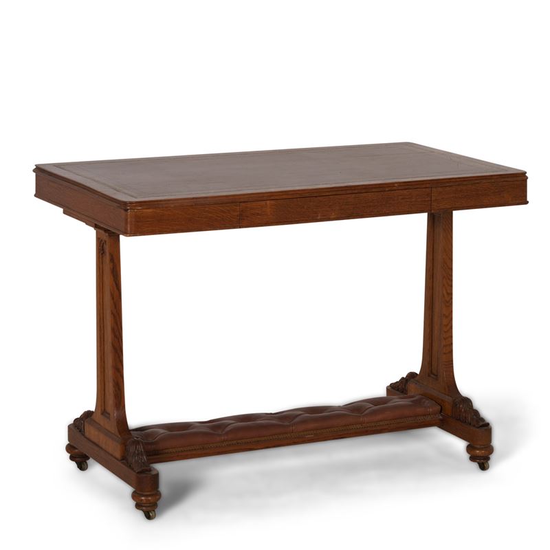 Scrittoio in legno. XX secolo  - Auction Antique - Cambi Casa d'Aste