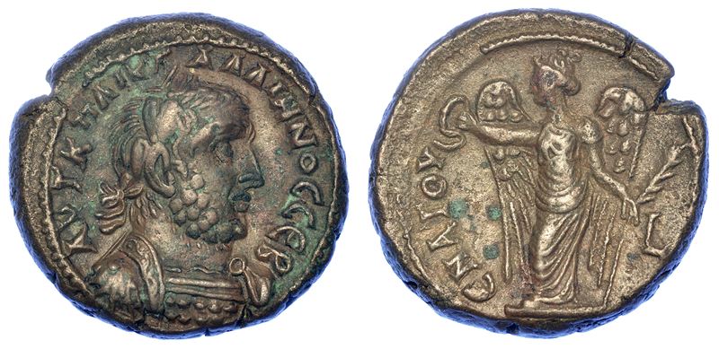 GALLIENO, 253-268. Tetradracma. Alessandria d'Egitto.  - Auction Numismatics - Cambi Casa d'Aste