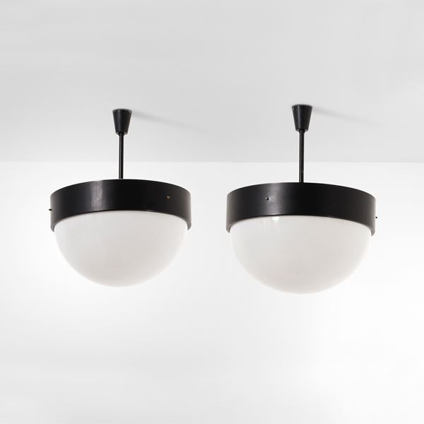 Due lampade a sospensione