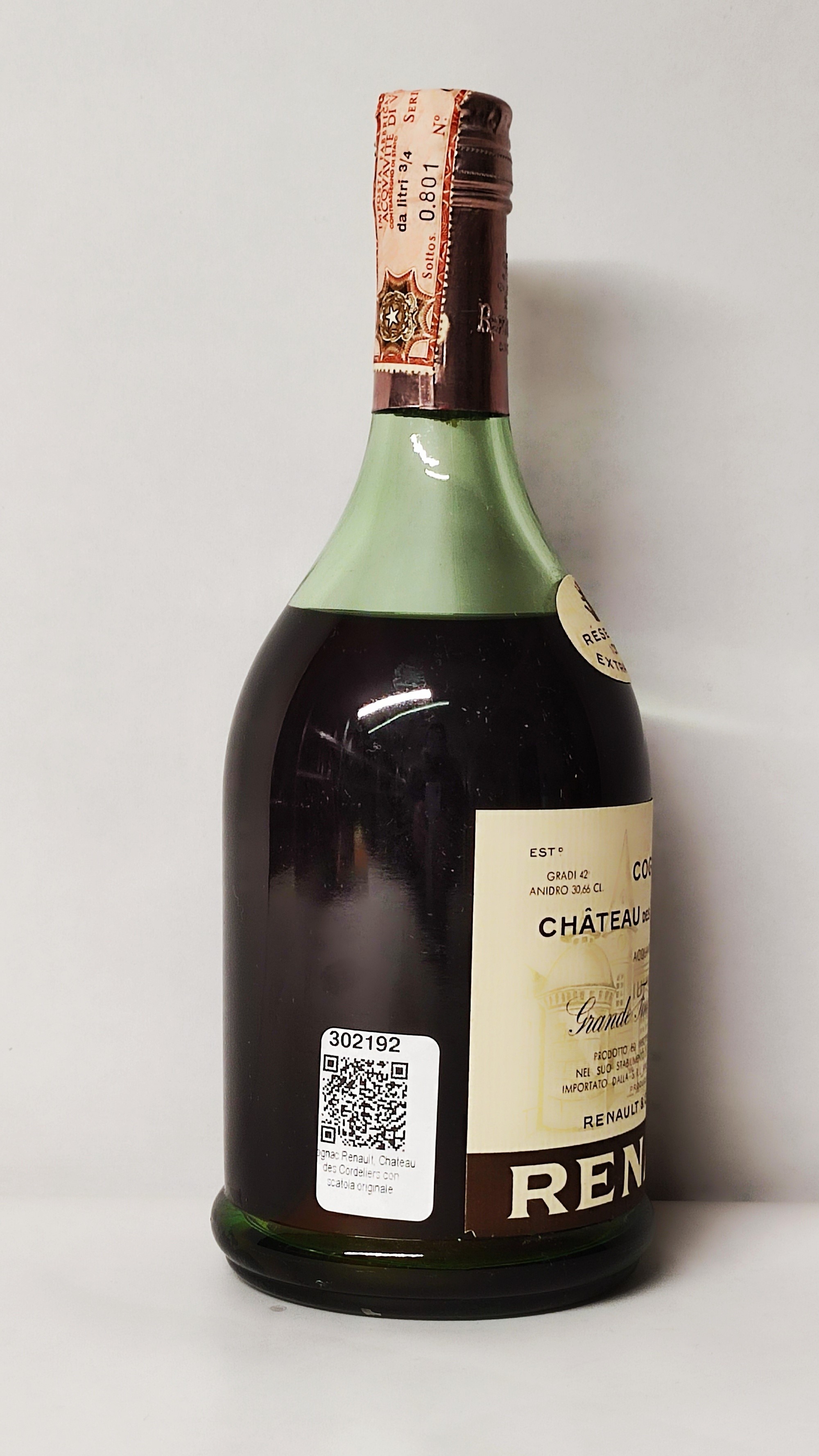 Chateau Des Cordeliers Reserve 100 Extra Old, Cognac