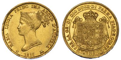 Parma. Maria Luigia D'austria, 1815-1847. 40 Lire 1815.
