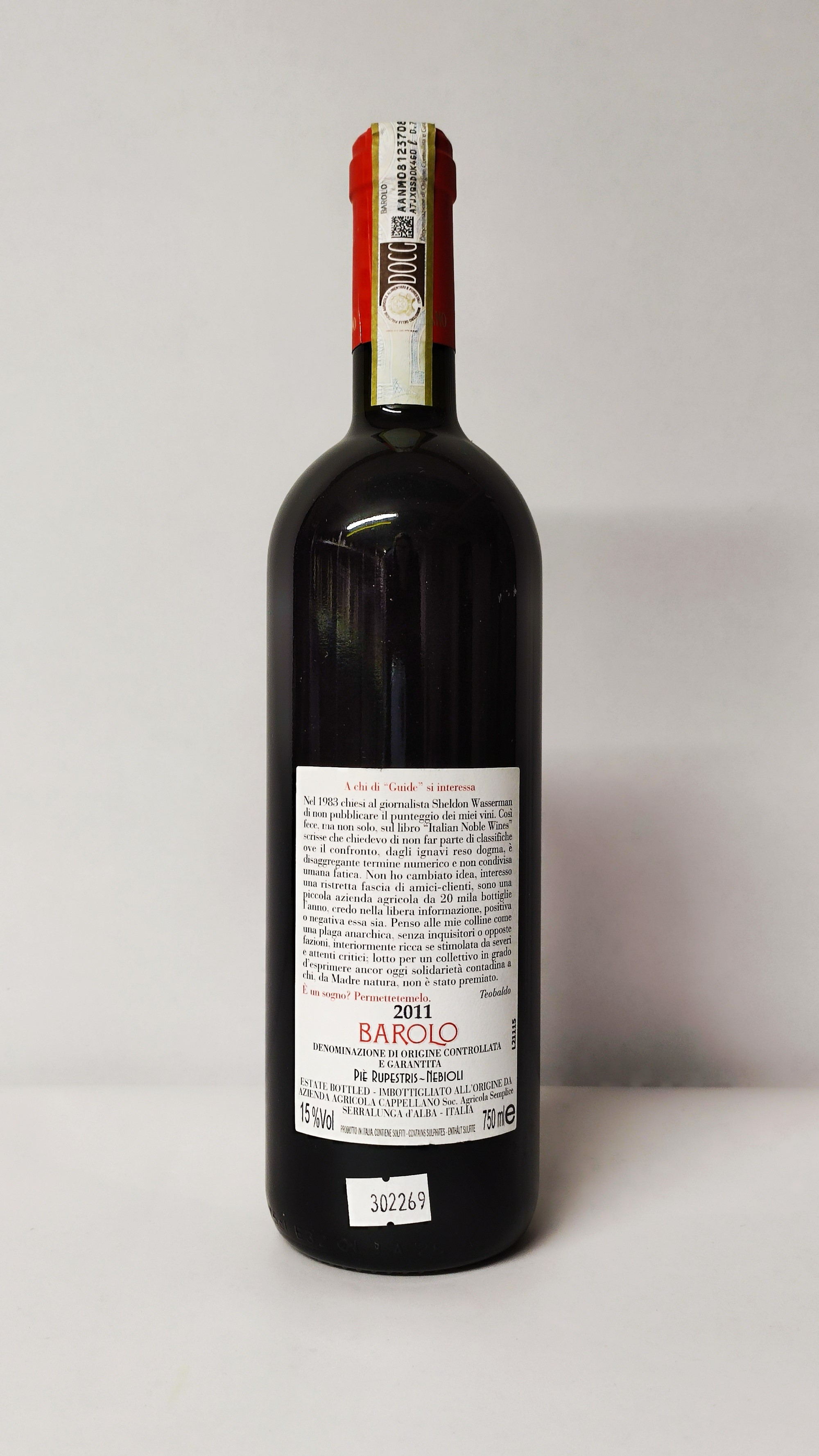 Cappellano Otin Fiorin, Barolo 2011