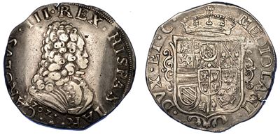 Milano. Carlo III (poi Vi), 1706-1711 (i Periodo: Re di Spagna e Duca di Milano). Filippo o Carlo...