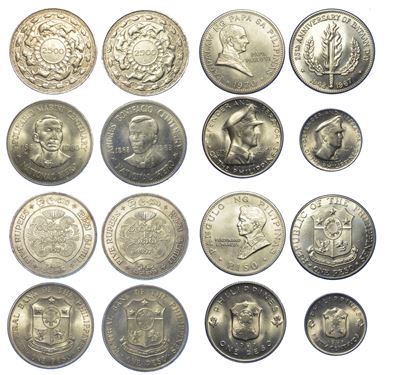 Filippine e Sri Lanka. Lotto di Otto Monete.