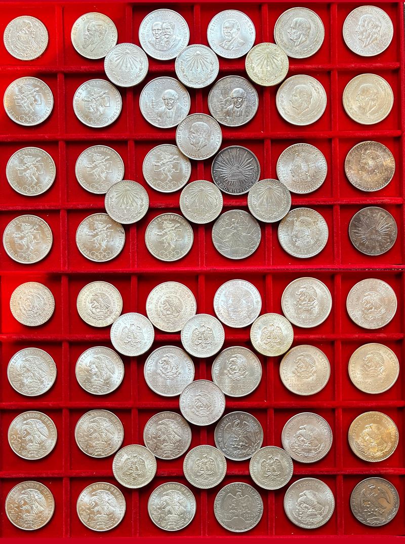 MESSICO. Lotto di 31 monete.  - Auction Numismatics - Cambi Casa d'Aste
