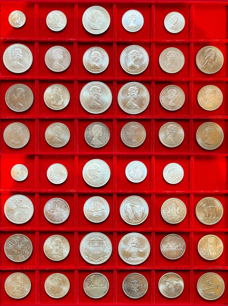 COMMONWEALTH - ELIZABETH II, 1953-2022. Lotto di 23 monete.  - Auction Numismatics - Cambi Casa d'Aste