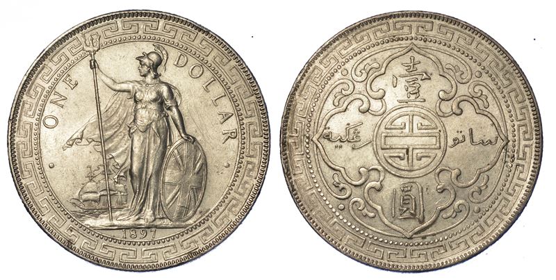 REGNO UNITO. VICTORIA, 1837-1901. Trade Dollar 1897.  - Auction Numismatics - Cambi Casa d'Aste