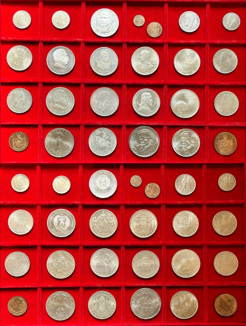 BULGARIA, ROMANIA E UNGHERIA. Lotto di 25 monete.  - Auction Numismatics - Cambi Casa d'Aste