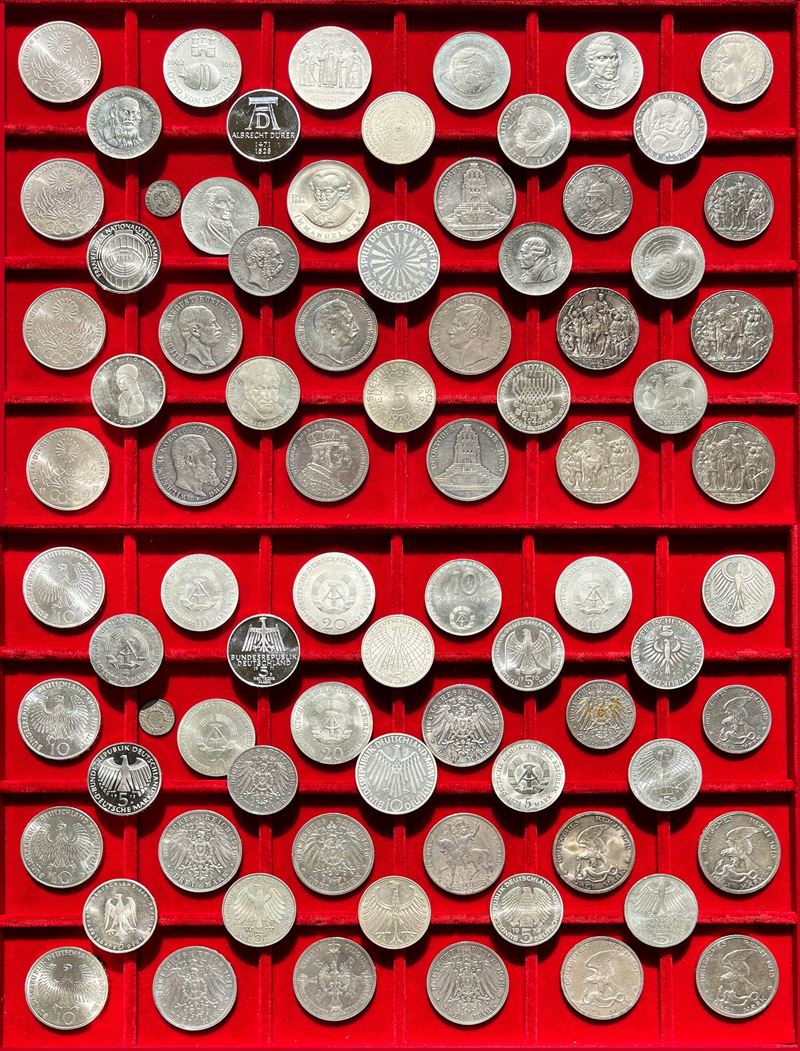 GERMANIA. Lotto di 42 monete.  - Auction Numismatics - Cambi Casa d'Aste