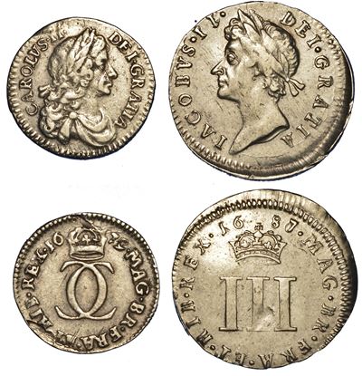 Regno Unito. Lotto di Due Monete.