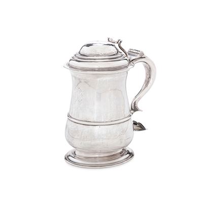 Tankard. Newcastle, 1757. Argentiere John Langlands i