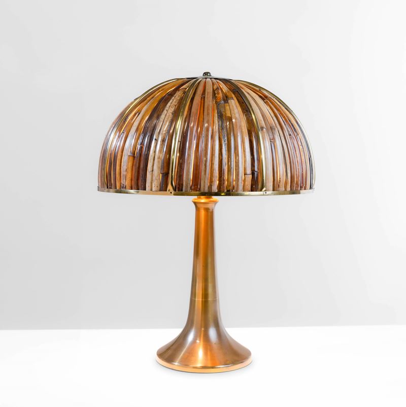 Gabriella Crespi : Lampada da tavolo della serie Rising Sun  - Auction Design 200 - Cambi Casa d'Aste