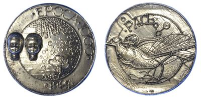 Varie. Settimanale Epoca - Mondadori. Medaglia 1969. per L'uscita del N° 1000 del Settimanale Epo...