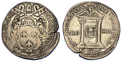 Stato Pontificio. Urbano VIII, 1623-1644. Testone 1625/a. II.
