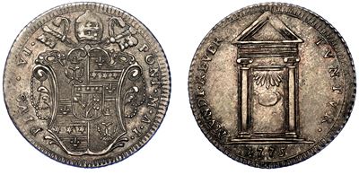 Stato Pontificio. Pio Vi, 1775-1799. Giulio 1775/a. I.