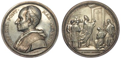 Roma. Leone XIII, 1878-1903. Medaglia 1900/a. XXIII.