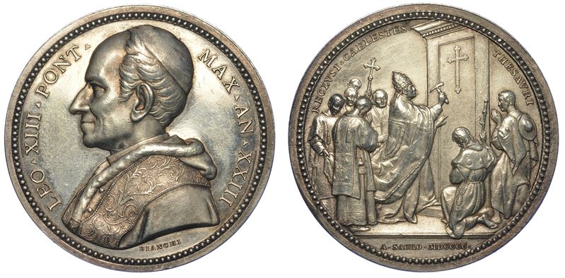 ROMA. LEONE XIII, 1878-1903. Medaglia 1900/A. XXIII.  - Auction Numismatics - Cambi Casa d'Aste