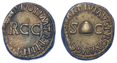 Caligola, 37-41. Quadrante, Anno 39.