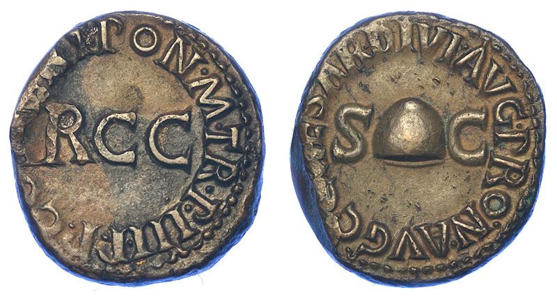 CALIGOLA, 37-41. Quadrante, anno 39.  - Auction Numismatics - Cambi Casa d'Aste