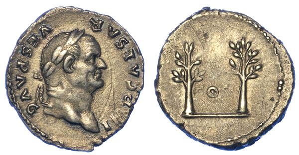 VESPASIANO, 69-79. Denario, anno 74. Roma.